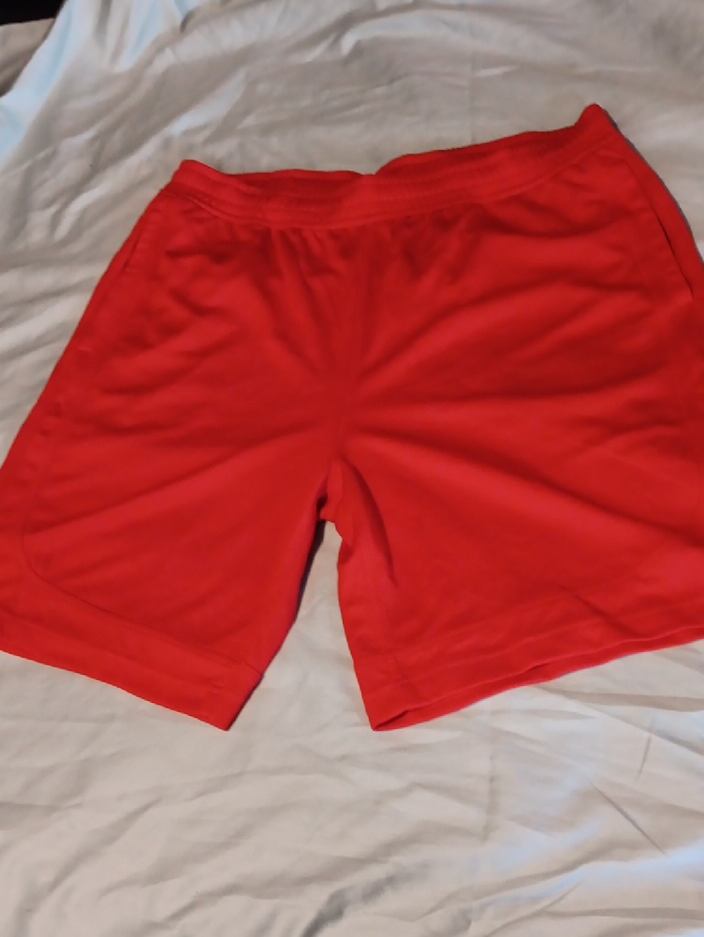 Men's Athletic Red Performance Shorts